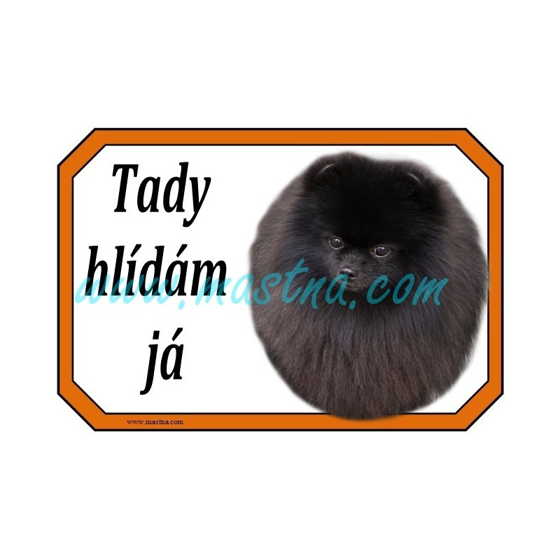 Cedulka špic, pomeranian, spitz