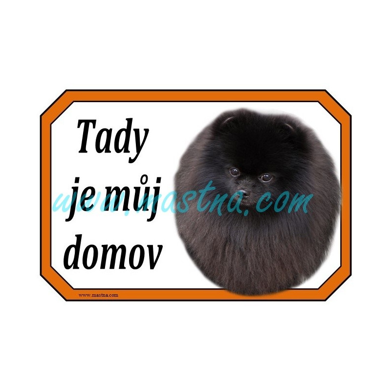 Cedulka špic, pomeranian, spitz