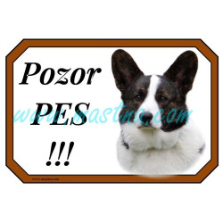 Cedulka velškorgi cardigan, welshcorgi