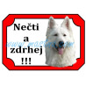 Tabulka bílý švýcarský ovčák