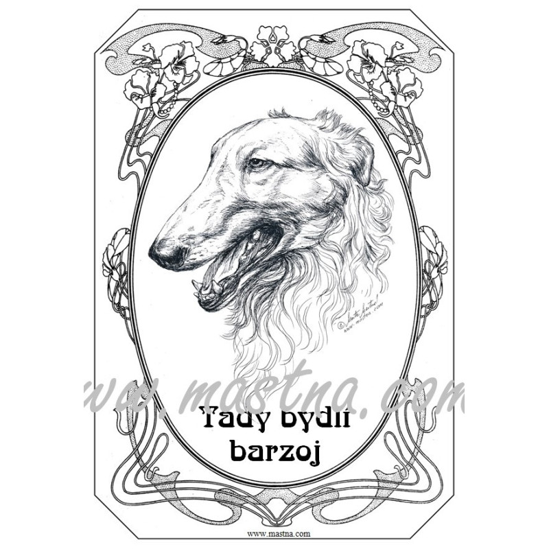 Tabulka ruský chrt barzoj