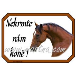 Cedulka nekrmte koně
