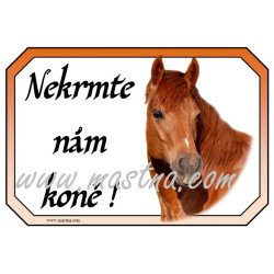 Cedulka nekrmte koně