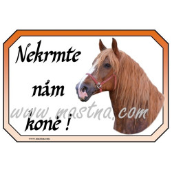 Cedulka nekrmte koně