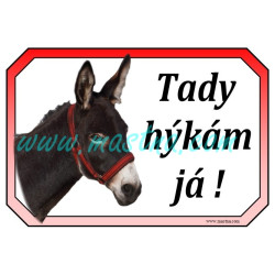 Osel černý, cedulka 2