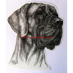 Samolepka německá doga c592