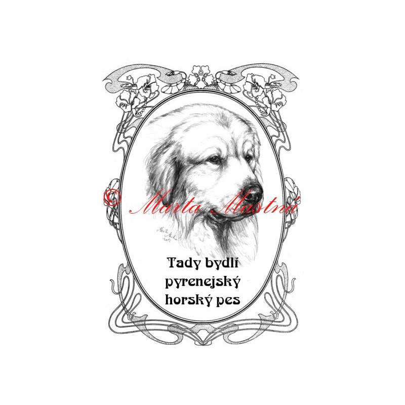 Tabulka pyrenejský horský pes