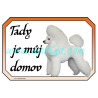 Pudl bílý cedulka domov