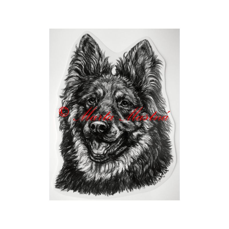 Samolepka chodský pes - archiv c476