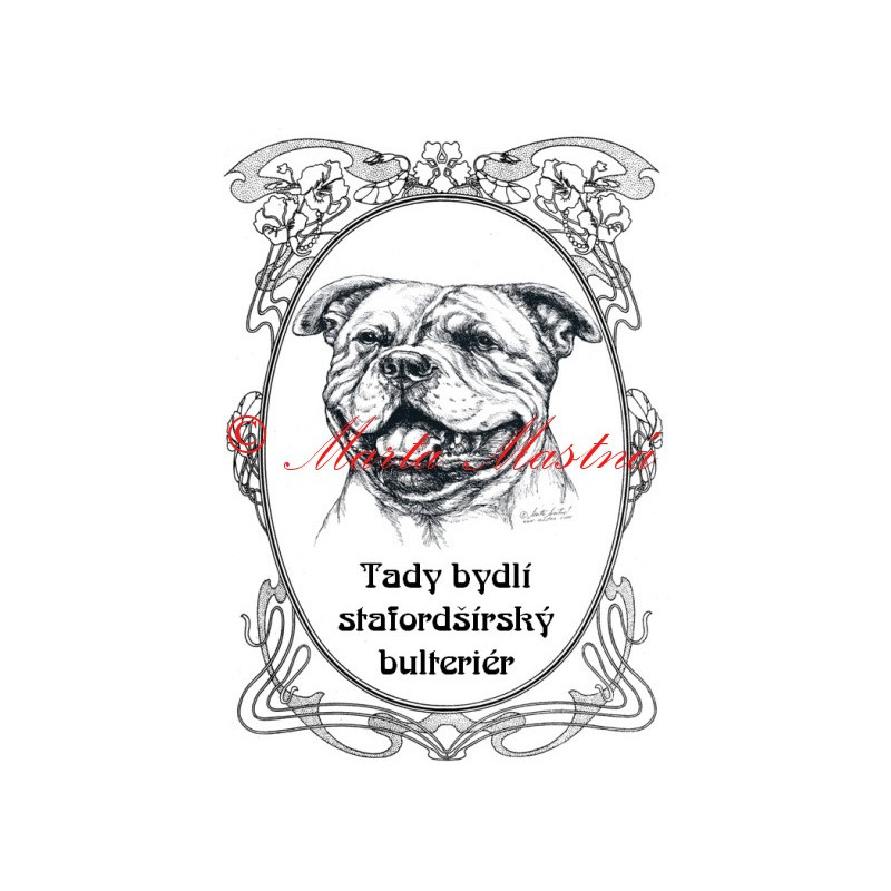 Tabulka stafordšírský bulteriér