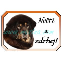 Cedulka tibetská doga zdrhej 2