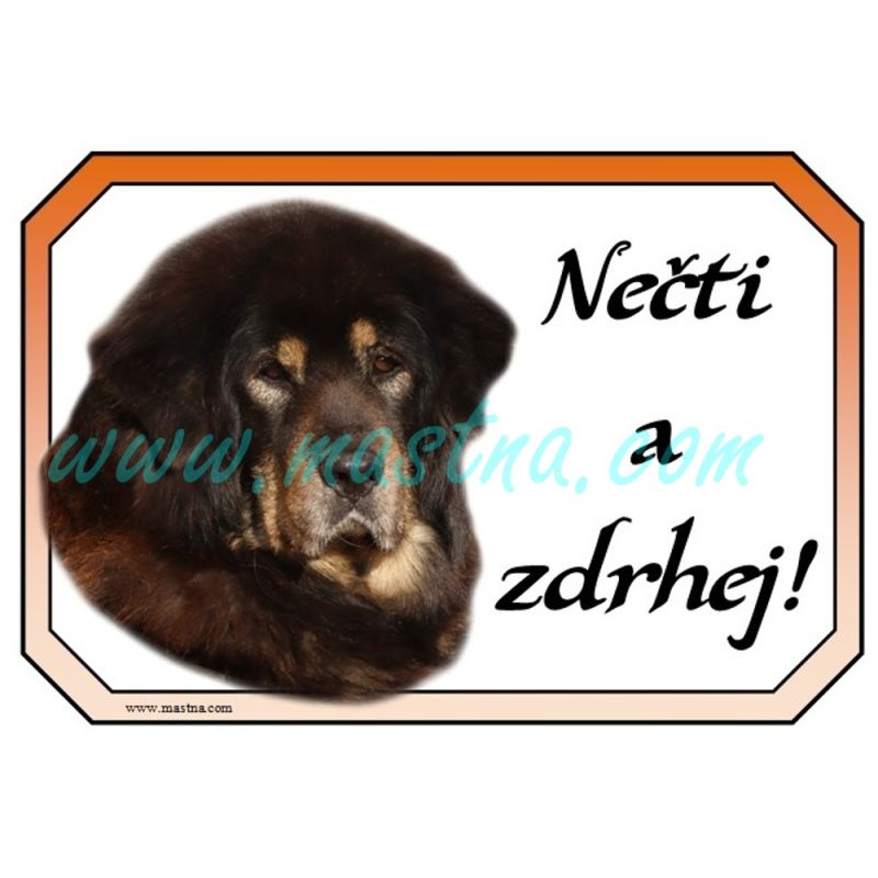 Cedulka tibetská doga zdrhej 2