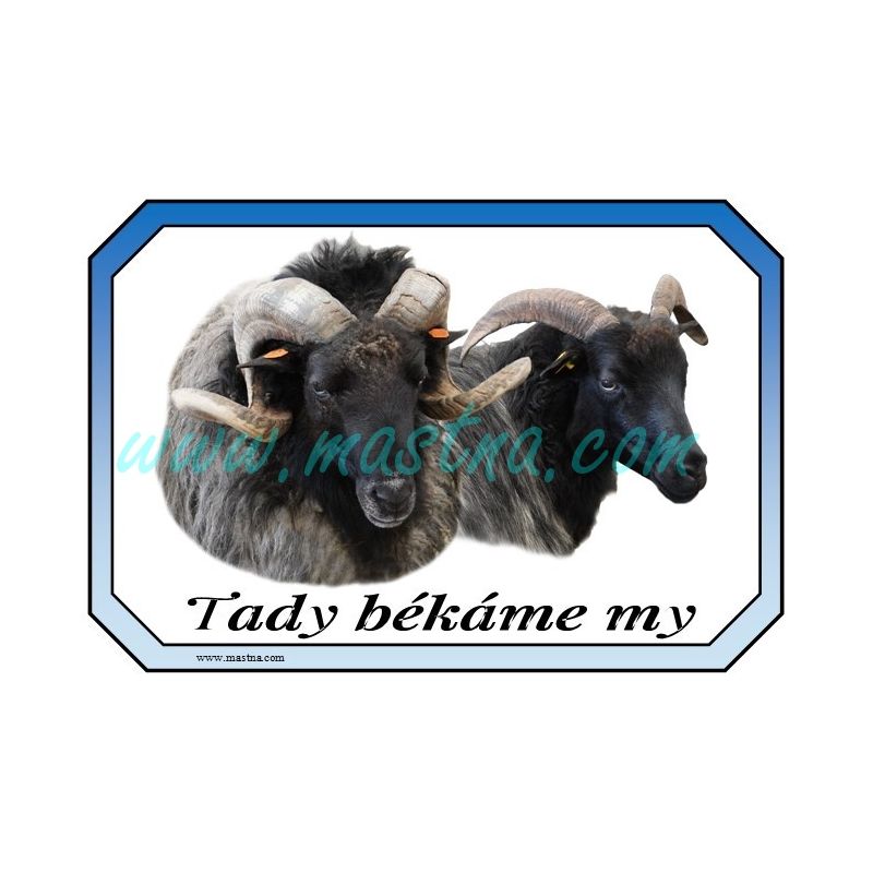 Ovce vřesová cedulka békáme