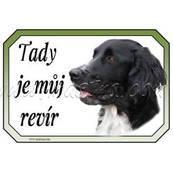 Velký münsterlandský ohař cedulka revír