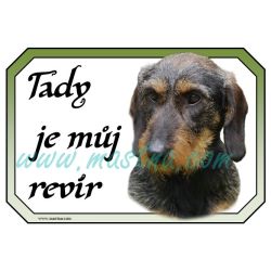 Jezevčík drsnosrstý cedulka revír