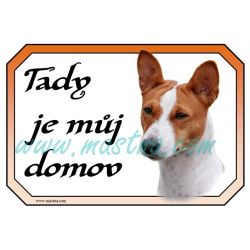 Basenji, basenži cedulka domov