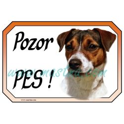 Jack Russel teriér, Parson, cedulka pozor