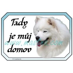 Samojed, cedulka domov
