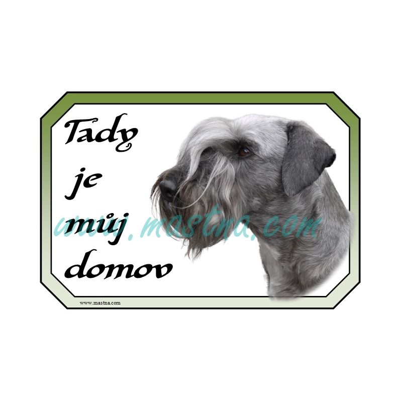 Cedulka český teriér