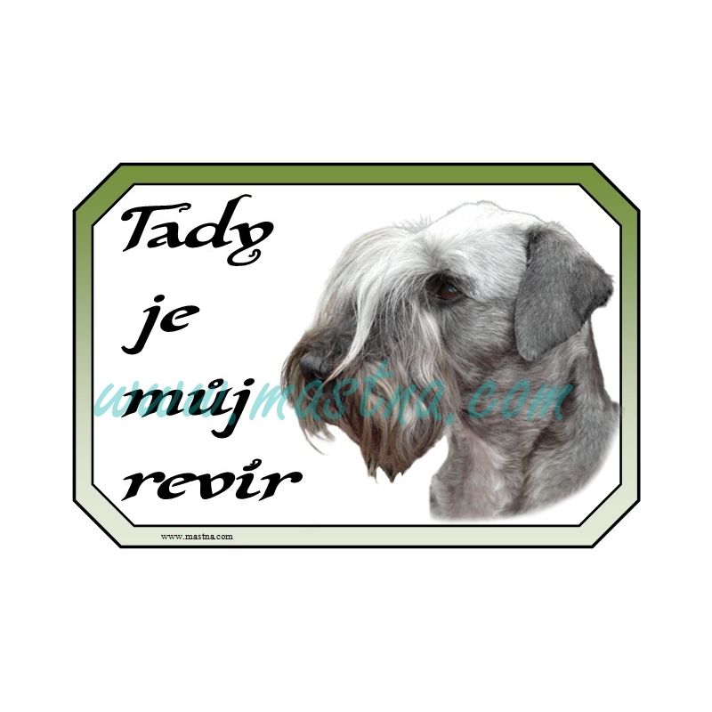 Cedulka český teriér 2
