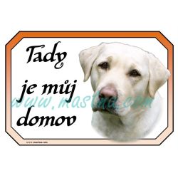 Cedulka labrador retrívr světlý 2