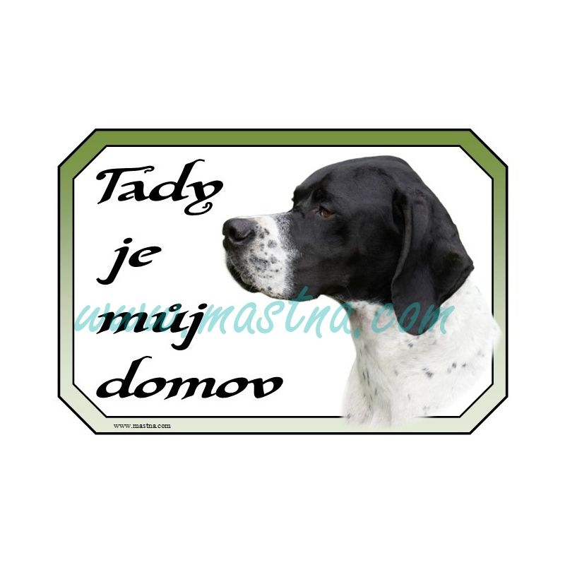 Cedulka pointr, pointer domov