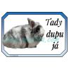 Cedulka králík lvíček rhonský
