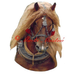 Samolepka kůň chladnokrevník ryzák