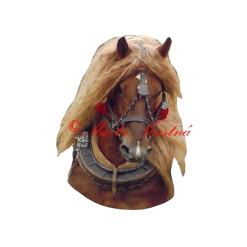 Samolepka kůň chladnokrevník ryzák