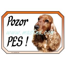 Cedulka kokršpaněl zlatý