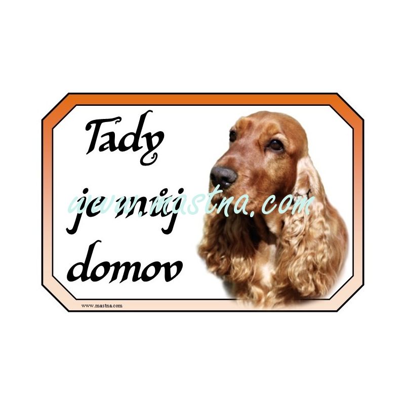 Cedulka kokršpaněl zlatý, domov