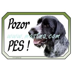 Cedulka německý ohař drátosrstý, drsnosrstý, hrubosrstý, černý 2025