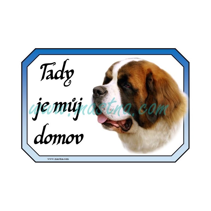 Cedulka bernardýn domov