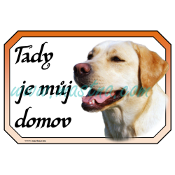 Cedulka labrador retrívr zlatý 2