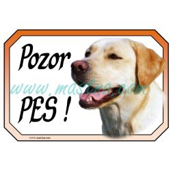 Cedulka labrador retrívr zlatý