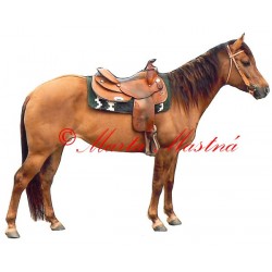 Samolepka quartër horse, western, kůň, koně - archiv